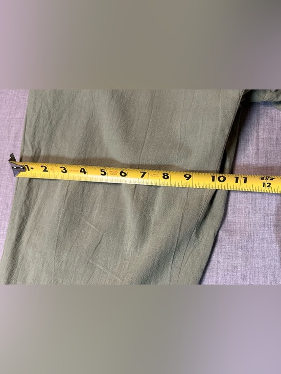 Men's Sage Green 3 piece Suit Linen /Cotton Sz XXL - Picture 5 of 16